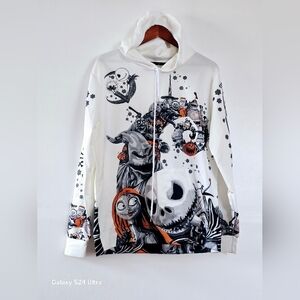 Men's And Women's, Jack And Sally Hoodie Sweatshirt size M